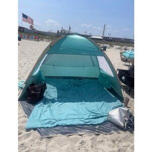 Beach Tent, Beach Shade Tent for 3 Person with UPF 50+ UV Protection